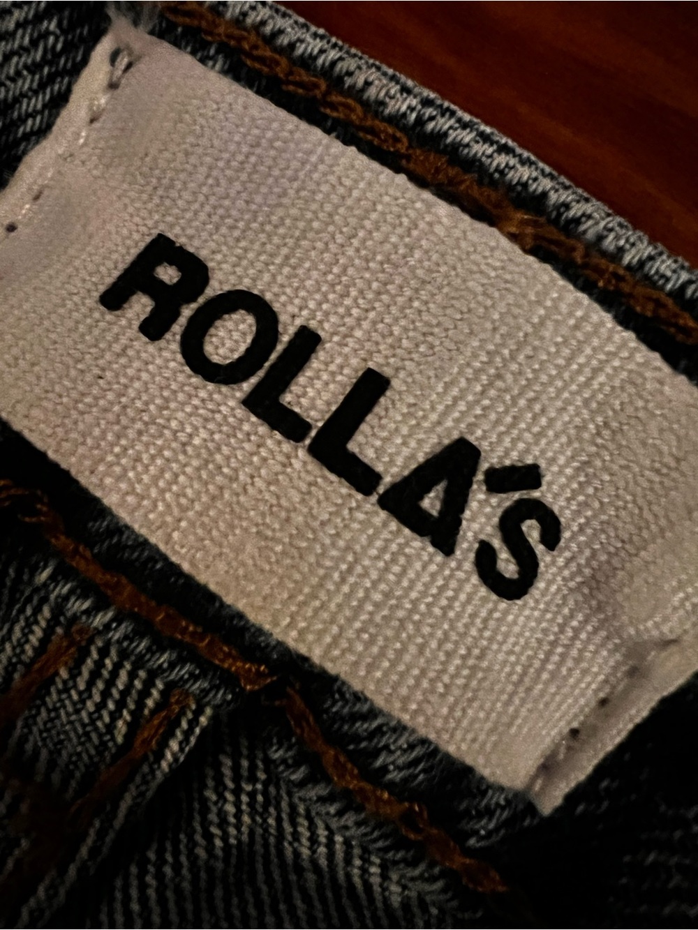 Rolla’s Dusters High Rise Slim Mom Jeans 30 Blue Vintage Wash Denim - Picture 5 of 8